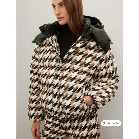 Perfect Moment Other - PERFECT MOMENT Houndstooth puffer 2025 jacket
